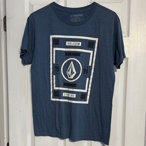 Volcom Navy Graphic Tee